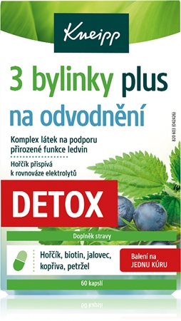 Kneipp 3 bylinky plus na odvodnění tobolky na odvodnění organismu