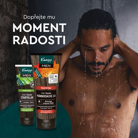 Kneipp Men Energy čisticí gel 3 v 1 na obličej, tělo a vlasy
