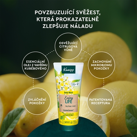 Kneipp Enjoy Life May Chang povzbuzující sprchový gel