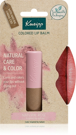 Kneipp Natural Care & Color barevný balzám na rty