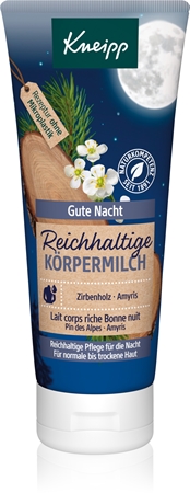 Kneipp Good Night lait corporel hydratant intense au beurre de karité