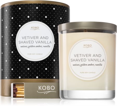 KOBO Coterie Vetiver and Shaved Vanilla świeczka zapachowa