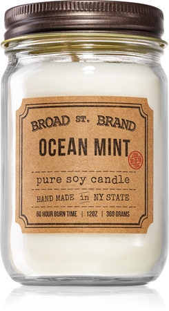KOBO Broad St. Brand Ocean Mint candela profumata (Apothecary)