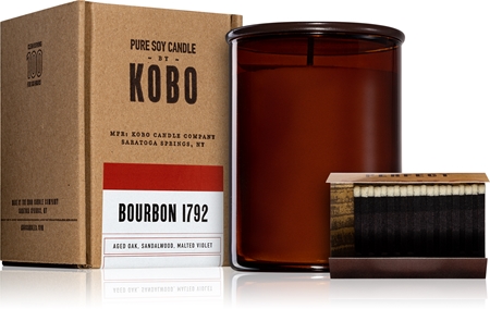 KOBO Woodblock Bourbon 1792 Duftkerze
