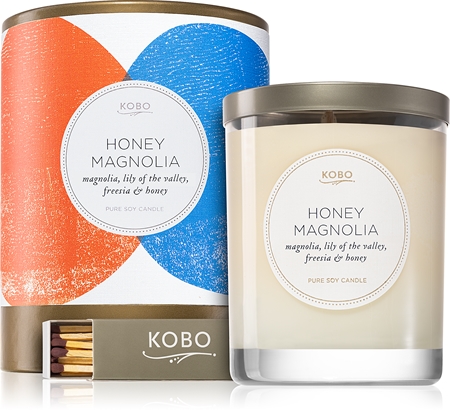KOBO Natural Math Honey Magnolia ароматна свещ