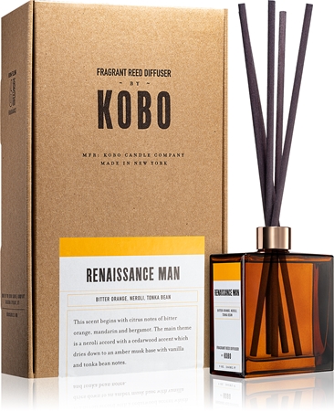 KOBO Woodblock Renaissance Man Aroma Diffuser mit Füllung