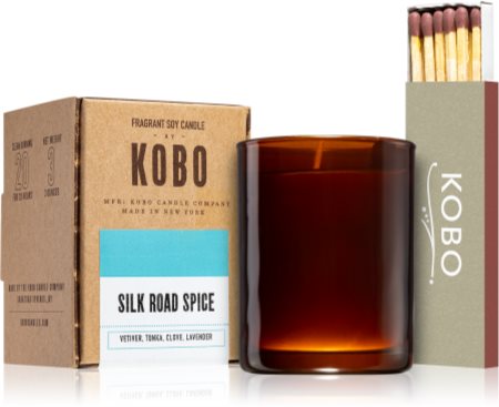 KOBO Woodblock Silk Road Spice viaszos gyertya