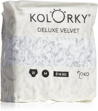 Kolorky Deluxe Velvet Love Live Laugh pañales desechables ecológicos