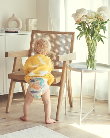 Kolorky Day Brushes disposable organic nappies