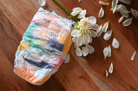 Kolorky Day Brushes disposable organic nappies
