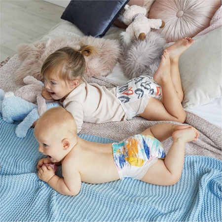 Kolorky Day Brushes disposable organic nappies