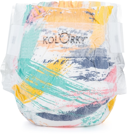 Kolorky Day Brushes fraldas ecológicas descartáveis