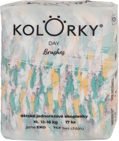 Kolorky Day Brushes jednorázové EKO pleny