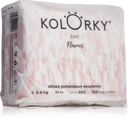 Kolorky Day Flowers jednorázové EKO pleny