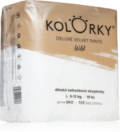 Kolorky Deluxe Velvet Pants Wild disposable nappy pants