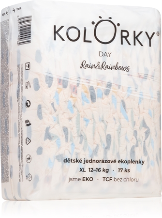 Kolorky Day Rain&Rainbow ØKO-engangsbleer