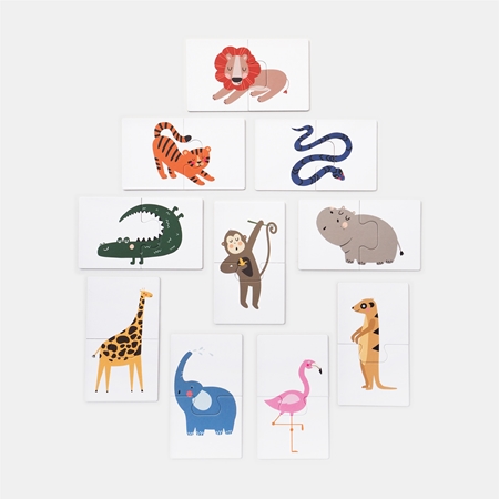 Kolorky Puzzle Two Piece Safari Puzzle
