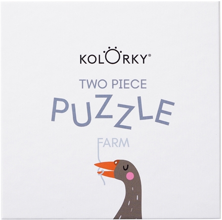 Kolorky Puzzle Two Piece Farm Puzzle