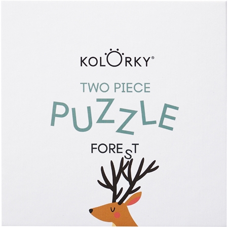 Kolorky Puzzle Two Piece Forest Puzzle