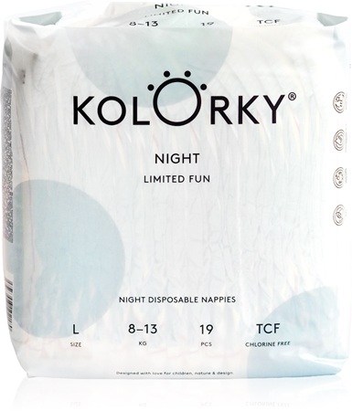 Kolorky Night Limited Fun Einwegwindeln für die Nacht