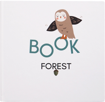 Kolorky Book Forest livro giratório para crianças
