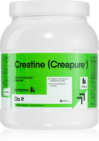 Kompava Creatine Creapure podpora správného fungování organismu vegan