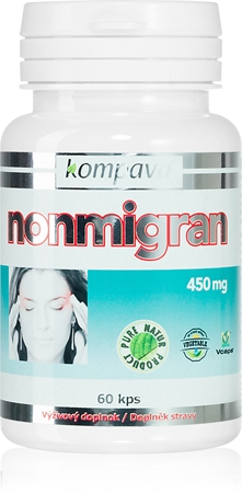 Kompava NonMigran Kapseln bei Kopfschmerzen, Migräneanfällen und Spannungskopfschmerzen
