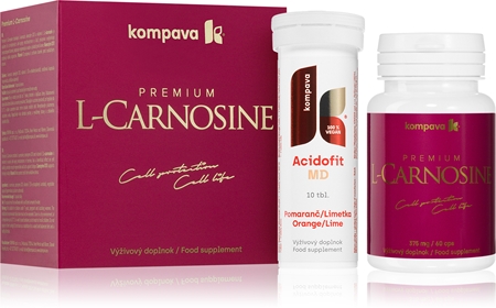 Kompava Premium L-Carnosine + AF Kapseln mit Vitamin E