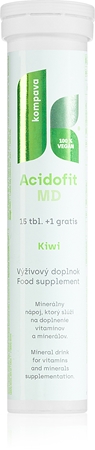 Kompava AcidoFIT šumivé tablety s multivitamínovým komplexom