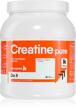 Kompava Creatine Pure Präparat zur Förderung von Sportleistungen vegan