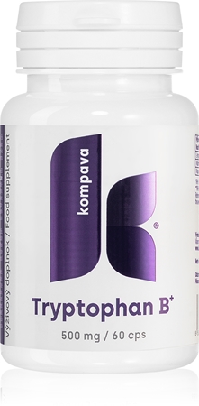 Kompava Tryptofan B+ 500mg kapsle při potížích se spánkem a usínáním