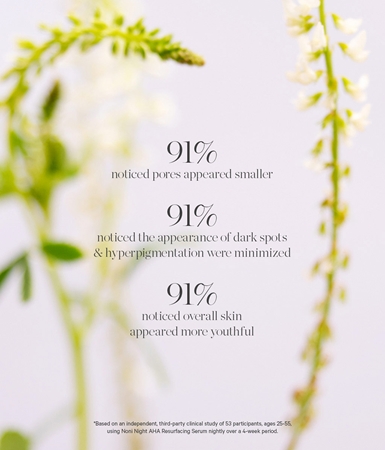 KORA Organics Noni Night AHA Resurfacing Serum regenerační sérum