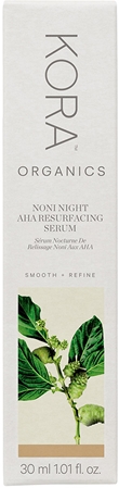KORA Organics Noni Night AHA Resurfacing Serum regenerační sérum