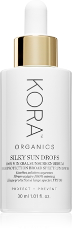 KORA Organics Silky Sun Drops opalovací emulze na obličej