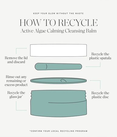 KORA Organics Active Algae Calming Cleansing Balm valomasis balzamas veidui