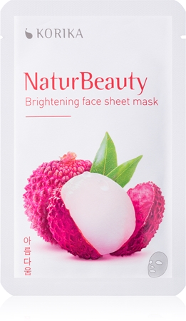 KORIKA NaturBeauty kirkastava kangasnaamio