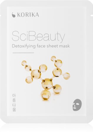 KORIKA SciBeauty Detoxifying Face Sheet Mask Máscara em folha com efeito detox