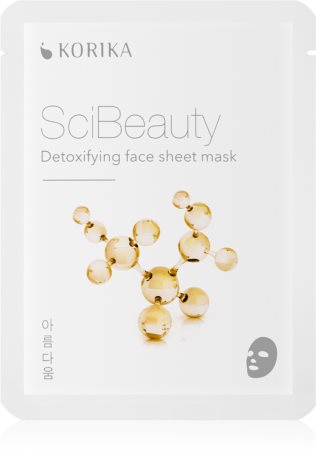 KORIKA SciBeauty Detoxifying Face Sheet Mask masque en tissu détoxifiant