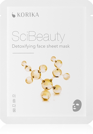 KORIKA SciBeauty Detoxifying Face Sheet Mask detoxikační plátýnková maska