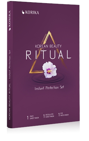 KORIKA Korean Beauty Ritual Instant Perfection conjunto de máscaras faciais
