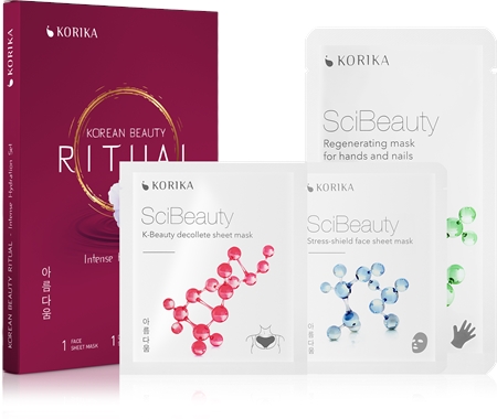 KORIKA Korean Beauty Ritual Intense Hydration sada pleťových masek