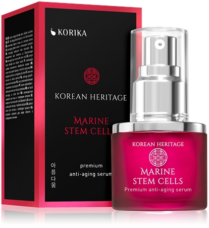 KORIKA Korean Heritage Marine Stem Cells Premium Anti-aging Serum anti-aging pleťové sérum s kmenovými buňkami