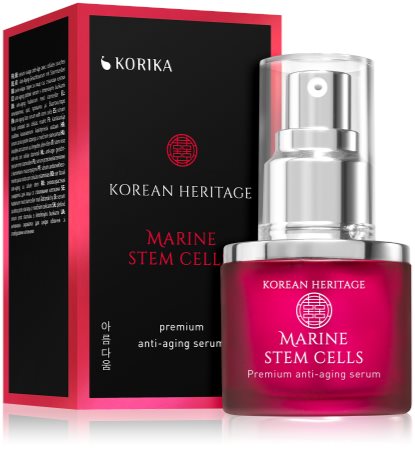 KORIKA Korean Heritage Marine Stem Cells Premium Anti-aging Serum kantasoluja sisältävä kasvoseerumi ikääntymistä vastaan