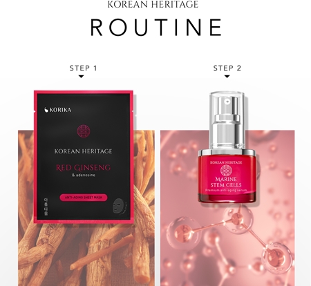 KORIKA Korean Heritage Marine Stem Cells Premium Anti-aging Serum anti-aging hudserum med stamceller