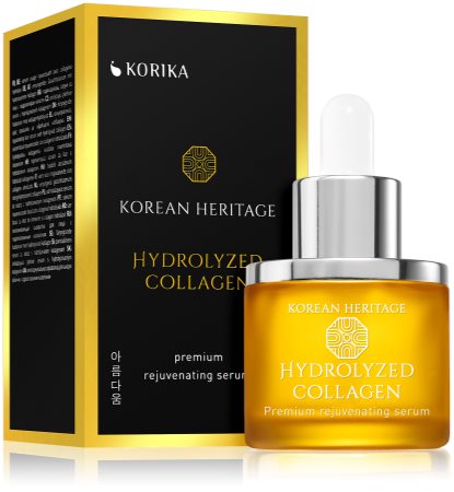 KORIKA Korean Heritage Hydrolyzed Collagen Premium Rejuvenating Serum Atjaunojošs serums sejai ar hidrolizētu kolagēnu