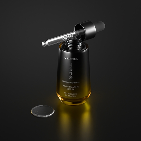 KORIKA Korean Heritage Hydrolyzed Collagen Premium Rejuvenating Serum fiatalító arcszérum hidrolizált kollagénnel