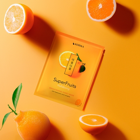 KORIKA SuperFruits Hallabong - Brightening Sheet Mask masque tissu éclat