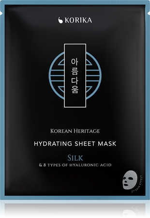 KORIKA Korean Heritage Silk & 8 Types of Hyaluronic Acid Hydrating Sheet Mask hydratační plátýnková maska