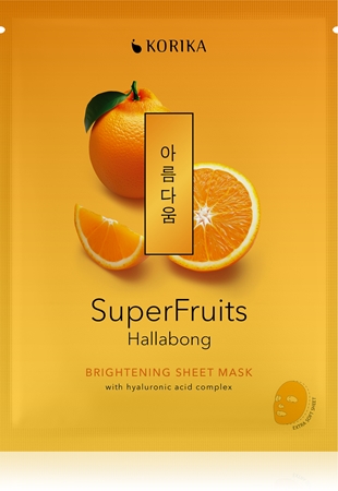KORIKA SuperFruits Hallabong - Brightening Sheet Mask masque tissu éclat