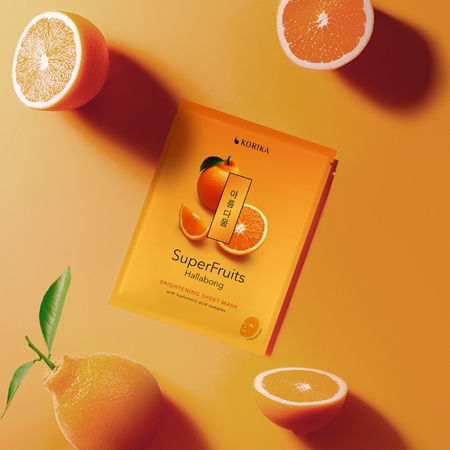 KORIKA SuperFruits Hallabong - Brightening Sheet Mask masque tissu éclat